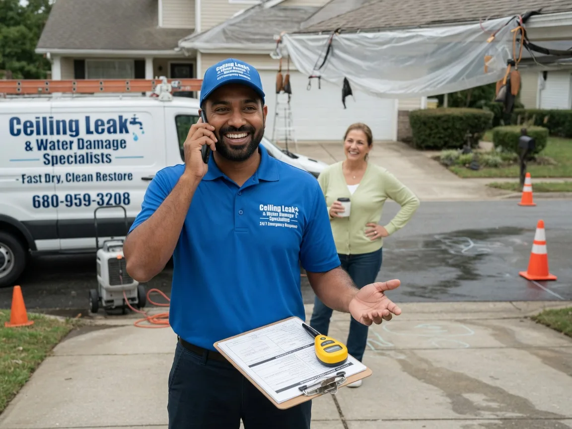 Ceiling Leak Cleanup Salyersville, KY FAQs